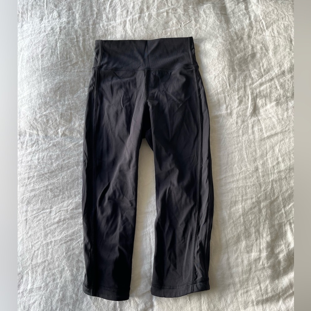 Lululemon crop leggings, black size 2